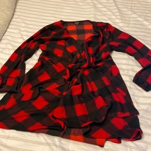 Express Checkered Dress
